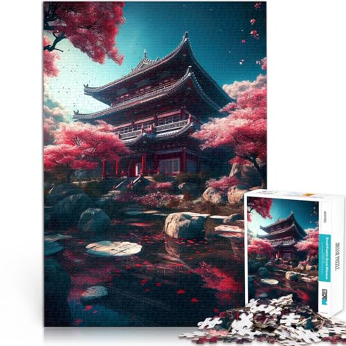Stressabbau – Staycation – Zeit totschlagen Japanisches Gartengebäude Puzzle für Erwachsene, 1000 Teile 50x75cm Heimdekoration Stressabbau – Staycation – Zeit totschlagen Japanisches Gartengebäude Puzzle für Erwachsene, 1000 Teile 50x75cm Heimdekoration von LGNBTGM