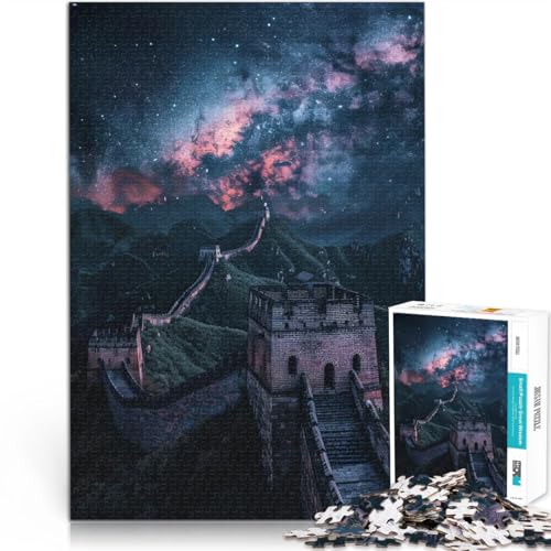 Stressabbau – Staycation – Zeit totschlagen Sternenklare Chinesische Mauer 1000-teiliges Teenager-Puzzle 50x75cm Heimdekoration Stressabbau – Staycation – Zeit totschlagen Sternenklare Chinesische Mauer 1000-teiliges Teenager-Puzzle 50x75cm Heimdekoration von LGNBTGM