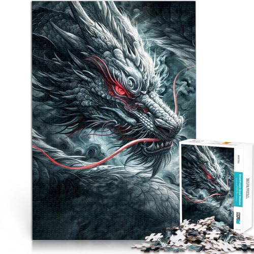für Lernspiel-Herausforderungsspielzeug Asiatische Drachenkunst 1000-Teile-Puzzle für Teenager 26x38cm Heimdekoration Spielzeug für ab 14 Jahren für Lernspiel-Herausforderungsspielzeug Asiatische Drachenkunst 1000-Teile-Puzzle für Teenager 26x38cm Heimdekoration Spielzeug für ab 14 Jahren von LGNBTGM