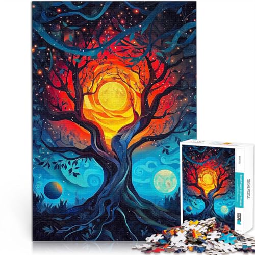 für Lernspiel-Herausforderungsspielzeug Baum der Zwei Monde Puzzle 2000 Teile für Erwachsene 70x100cm Tolles Geschenk für Spiele von LGNBTGM