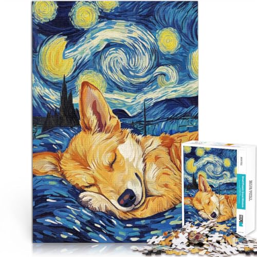 für Lernspiel-Herausforderungsspielzeug Corgi in der Sternennacht Puzzle für Teenager 1000 Teile 26x38cm Für Paare geeignet für Lernspiel-Herausforderungsspielzeug Corgi in der Sternennacht Puzzle für Teenager 1000 Teile 26x38cm Für Paare geeignet von LGNBTGM