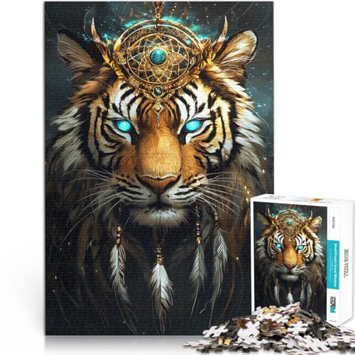 für Lernspiel-Herausforderungsspielzeug Fabeltiger Teenager 1000-teiliges Puzzle 38x52cm Perfekte Dekoration für und ab 14 Jahren von LGNBTGM