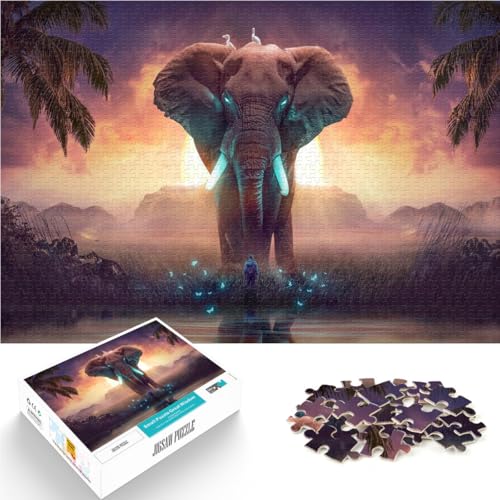 für Lernspiel-Herausforderungsspielzeug Fantasie-surreale Landschaft Puzzle 1000 Teile für Teenager 26x38cm EIN Kunstwerk von LGNBTGM