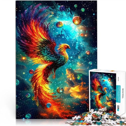 für Lernspiel-Herausforderungsspielzeug Galaxie Weltraum Phoenix Puzzle für Jugendliche 1000 Teile 26x38cm EIN Kunstwerk von LGNBTGM