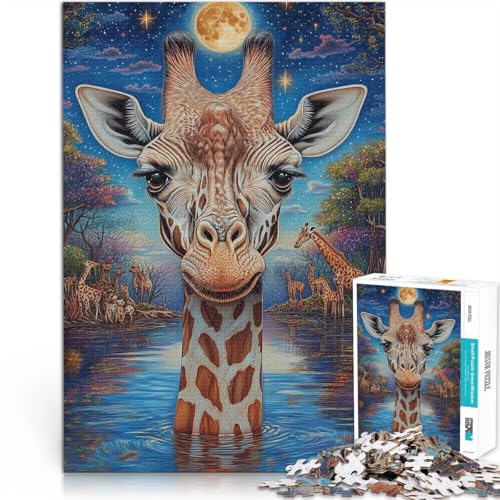 für Lernspiel-Herausforderungsspielzeug Giraffe ausmalen Puzzle 1000 Teile für Erwachsene 70x100cm EIN Kunstwerk für Lernspiel-Herausforderungsspielzeug Giraffe ausmalen Puzzle 1000 Teile für Erwachsene 70x100cm EIN Kunstwerk von LGNBTGM