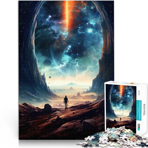 für Lernspiel-Herausforderungsspielzeug Kosmos-Kunstwerk 1000-teiliges Puzzle für Erwachsene 26x38cm Geburtstagsgeschenke von LGNBTGM
