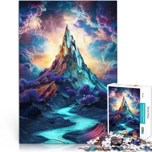 für Lernspiel-Herausforderungsspielzeug Mystische Berglandschaft Puzzle für Teenager 1000 Teile 26x38cm Geschenkideen von LGNBTGM