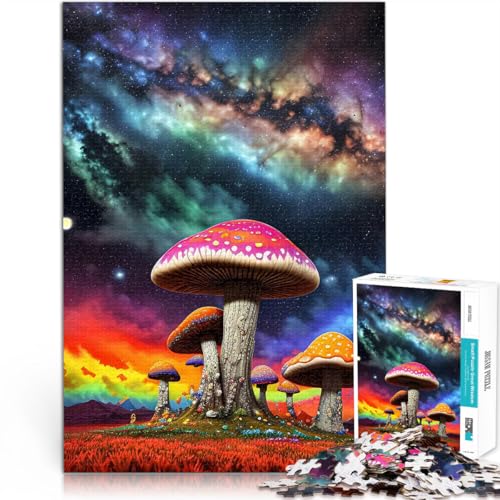 für Lernspiel-Herausforderungsspielzeug Psychedelischer Pilz 1000-teilige Puzzles für Erwachsene 26x38cm Geschenkideen für Lernspiel-Herausforderungsspielzeug Psychedelischer Pilz 1000-teilige Puzzles für Erwachsene 26x38cm Geschenkideen von LGNBTGM