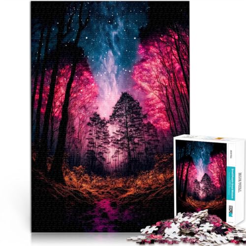 für Lernspiel-Herausforderungsspielzeug Rosa Wald 1000-Teile-Puzzle für Teenager 26x38cm Perfekte Dekoration für 14+ für Lernspiel-Herausforderungsspielzeug Rosa Wald 1000-Teile-Puzzle für Teenager 26x38cm Perfekte Dekoration für 14+ von LGNBTGM