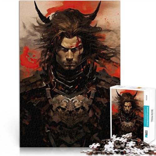 für Lernspiel-Herausforderungsspielzeug Samurai Puzzle für Teenager 1000 Teile 38x52cm einzigartiges Herausforderungsspiel Geeignet ab 14 Jahren von LGNBTGM