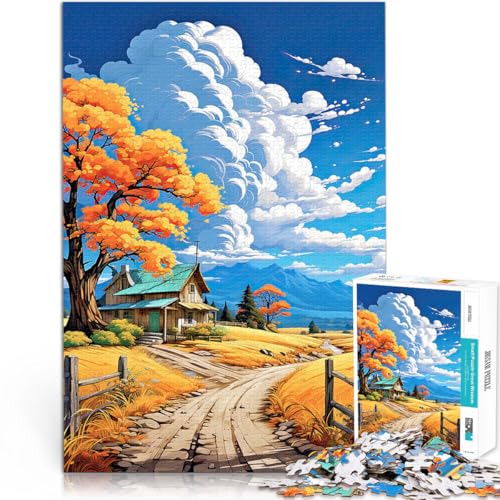 lustige Spiele für die ganze Familie Goldene Landschaft 1000-teiliges Puzzle für Erwachsene 26x38cm Heimdekoration lustige Spiele für die ganze Familie Goldene Landschaft 1000-teiliges Puzzle für Erwachsene 26x38cm Heimdekoration von LGNBTGM