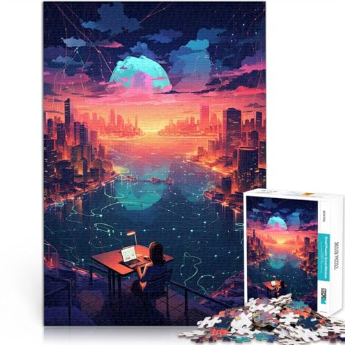 lustige Spiele für die ganze Familie Internetkunst 2000-teilige Puzzles für Erwachsene 70x100cm Kunstwerk Geschenk für ab 14 Jahren von LGNBTGM