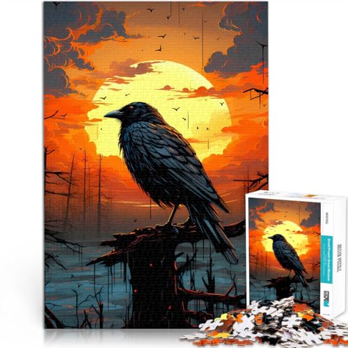 pädagogische Herausforderung Krähe Puzzle für Erwachsene 1000 Teile 70x100cm Geschenke für Freunde und Familie für ab 14 Jahren pädagogische Herausforderung Krähe Puzzle für Erwachsene 1000 Teile 70x100cm Geschenke für Freunde und Familie für ab 14 Jahren von LGNBTGM