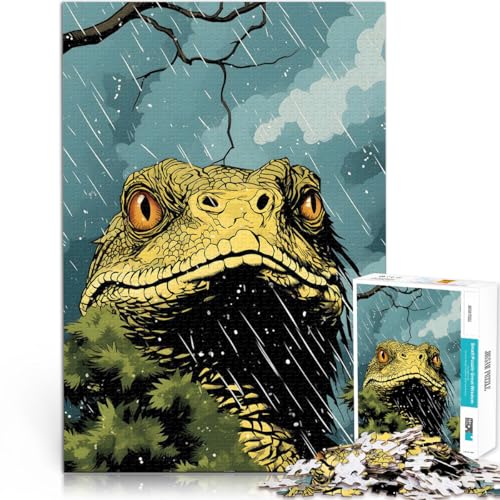 pädagogische Herausforderung Riesenechse Puzzle für Jugendliche 1000 Teile 70x100cm Lernspiel für Geburtstag, Weihnachten für und ab 14 Jahren pädagogische Herausforderung Riesenechse Puzzle für Jugendliche 1000 Teile 70x100cm Lernspiel für Geburtstag, Weihnachten für und ab 14 Jahren von LGNBTGM