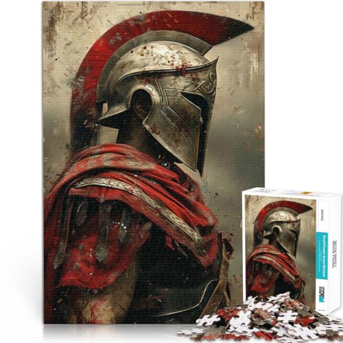 pädagogische Herausforderung Sparta-Krieger Puzzle für Erwachsene 1000 Teile 26x38cm Lernspiel für Geburtstag, Weihnachten für ab 14 Jahren von LGNBTGM