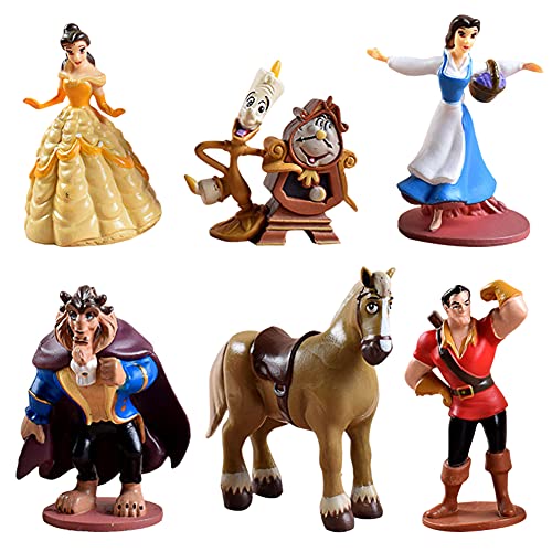 Die Schöne und das Biest Action Figure, Beauty and The Beast Tortendeko, Actionfigur Spielzeug PVC Doll Statue Collectibles Dekoration Figur Ornamente Spielzeug Desktop Puppe Die Schöne und das Biest Action Figure, Beauty and The Beast Tortendeko, Actionfigur Spielzeug PVC Doll Statue Collectibles Dekoration Figur Ornamente Spielzeug Desktop Puppe von LGQHCE