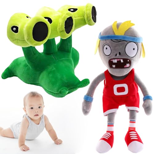 LGQHCE Cartoon Anime Plüschtiere, 2 Stück Pflaanzen Plüsch Figur, Spiel Thema Plüschtiere Für Kinder, Cartoon Pflaanzen Spiel Thema Puppe, Kinder Geburtstag Geschenk, Spielefans Spielzeug von LGQHCE