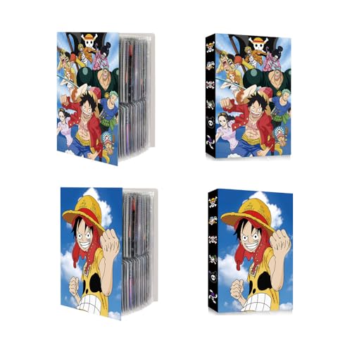 LGQHCE One-Piece Karten Sammelalbum Sammelkarten Album Card Collection Album Transparent Sammelkarten Wasserdichter Ordner Weihnachten, Kindertag und Geburtstage von LGQHCE