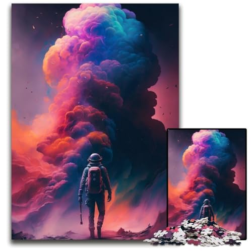 1000-teiliges Puzzle, Farb-Astronauten-Puzzle, anspruchsvolles Denkspiel für Teenager, unterhaltsames interaktives Spiel für die ganze Familie, 26x38cm 1000-teiliges Puzzle, Farb-Astronauten-Puzzle, anspruchsvolles Denkspiel für Teenager, unterhaltsames interaktives Spiel für die ganze Familie, 26x38cm von LGSHENG