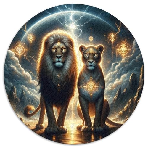 1000-teiliges Puzzle, Löwe, schwierige Puzzles für Erwachsene, Familienspielabend, Heimdekoration und Gehirntraining, Geschenk, 67,5 x 67,5 cm 1000-teiliges Puzzle, Löwe, schwierige Puzzles für Erwachsene, Familienspielabend, Heimdekoration und Gehirntraining, Geschenk, 67,5 x 67,5 cm von LGSHENG