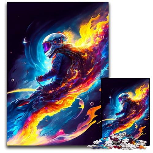 1000-teiliges Puzzle „Astro Skating“, anspruchsvolles Denkspiel für Teenager, interaktives Familienspiel, 50x75cm von LGSHENG