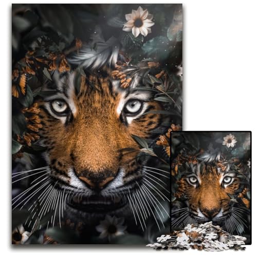 1000-teiliges Puzzle „Der Tigergarten“, anspruchsvolles Denkspiel für Teenager, interaktives Familienspiel, 50x75cm 1000-teiliges Puzzle „Der Tigergarten“, anspruchsvolles Denkspiel für Teenager, interaktives Familienspiel, 50x75cm von LGSHENG