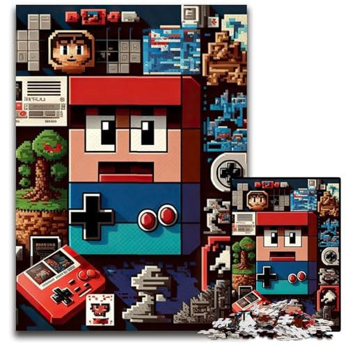 1000-teiliges Puzzle „Liebe zu Spielen“, Holzpuzzle zum Entspannen und Herausfordern, farbenfrohe Kunst für die Inneneinrichtung, Freunde, 50x75cm 1000-teiliges Puzzle „Liebe zu Spielen“, Holzpuzzle zum Entspannen und Herausfordern, farbenfrohe Kunst für die Inneneinrichtung, Freunde, 50x75cm von LGSHENG
