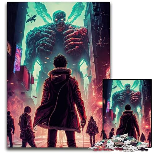 1000-teiliges Puzzle „Monster Invasion“, anspruchsvolles Denkspiel für Teenager, unterhaltsames interaktives Spiel für die ganze Familie, 26x38cm 1000-teiliges Puzzle „Monster Invasion“, anspruchsvolles Denkspiel für Teenager, unterhaltsames interaktives Spiel für die ganze Familie, 26x38cm von LGSHENG