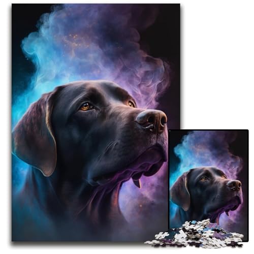 1000-teiliges Puzzle „Verträumter Labrador-Hund“, anspruchsvolles Denkspiel für Teenager, unterhaltsames interaktives Spiel für die ganze Familie, 26x38cm 1000-teiliges Puzzle „Verträumter Labrador-Hund“, anspruchsvolles Denkspiel für Teenager, unterhaltsames interaktives Spiel für die ganze Familie, 26x38cm von LGSHENG