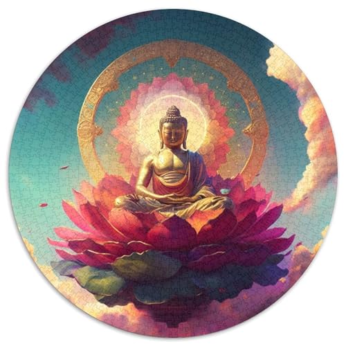 1000-teiliges Puzzle Buddha, anspruchsvolle Puzzles, anspruchsvolle DIY-Kunst für Enthusiasten, Entspannung, 67,5 x 67,5 cm 1000-teiliges Puzzle Buddha, anspruchsvolle Puzzles, anspruchsvolle DIY-Kunst für Enthusiasten, Entspannung, 67,5 x 67,5 cm von LGSHENG