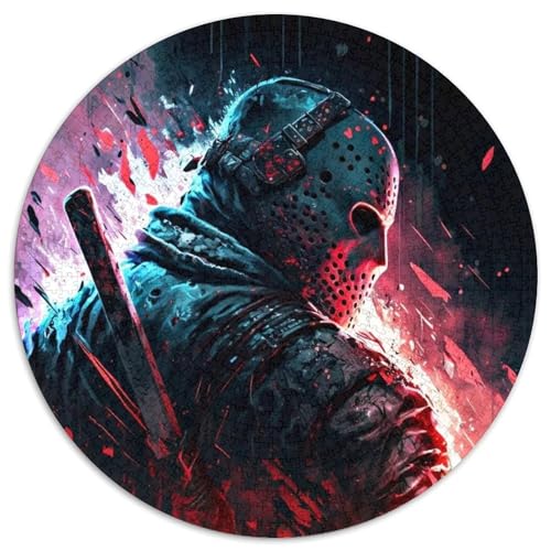 1000-teiliges Puzzle-Geschenk, tolle runde Papppuzzles, kompliziertes Design für Teenager, DIY-Dekor und gehirnfördernder Spaß, 67,5 x 67,5 cm 1000-teiliges Puzzle-Geschenk, tolle runde Papppuzzles, kompliziertes Design für Teenager, DIY-Dekor und gehirnfördernder Spaß, 67,5 x 67,5 cm von LGSHENG