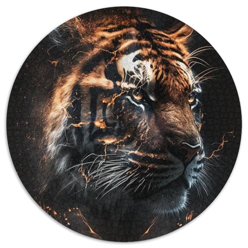 1000-teiliges Puzzle Tiger, 1000-teiliges Puzzle für Erwachsene, DIY-Heimdekoration, Denksportspiel für Jugendliche, 67,5 x 67,5 cm 1000-teiliges Puzzle Tiger, 1000-teiliges Puzzle für Erwachsene, DIY-Heimdekoration, Denksportspiel für Jugendliche, 67,5 x 67,5 cm von LGSHENG