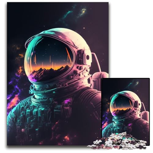 1000-teiliges Puzzle für Erwachsene, Astronaut in der Wildnis, Puzzles für Erwachsene, Denkspiel für Teenager, 26x38cm 1000-teiliges Puzzle für Erwachsene, Astronaut in der Wildnis, Puzzles für Erwachsene, Denkspiel für Teenager, 26x38cm von LGSHENG