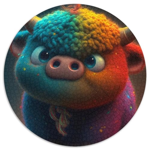 1000-teiliges Puzzle für Erwachsene, Baby Yak, Unmögliches Puzzle für Erwachsene, Denksportaufgabe, Spiel für Erwachsene, interaktive Familienaktivität, 67,5 x 67,5 cm 1000-teiliges Puzzle für Erwachsene, Baby Yak, Unmögliches Puzzle für Erwachsene, Denksportaufgabe, Spiel für Erwachsene, interaktive Familienaktivität, 67,5 x 67,5 cm von LGSHENG
