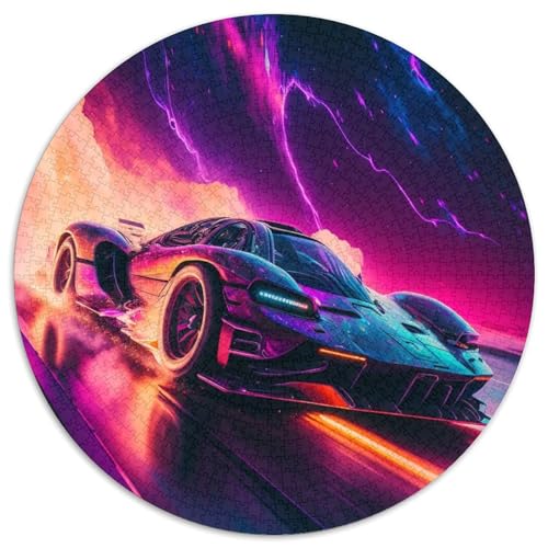 1000-teiliges Puzzle für Erwachsene, Cooles Sportwagen-Puzzle für Erwachsene, ideales Urlaubs- oder Geburtstagsgeschenk, Partyspiel-Spielzeug, 67,5 x 67,5 cm von LGSHENG