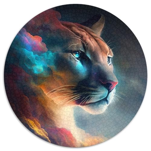 1000-teiliges Puzzle für Erwachsene, Cougar Nebula, Unmögliches Puzzle für Erwachsene, Denksportaufgabe, Spiel für Erwachsene, interaktive Familienaktivität, 67,5 x 67,5 cm 1000-teiliges Puzzle für Erwachsene, Cougar Nebula, Unmögliches Puzzle für Erwachsene, Denksportaufgabe, Spiel für Erwachsene, interaktive Familienaktivität, 67,5 x 67,5 cm von LGSHENG