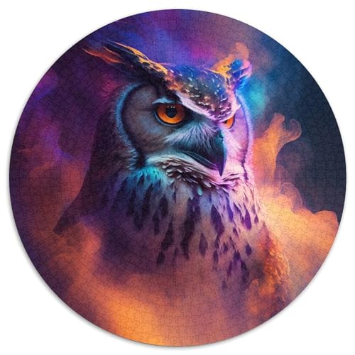 1000-teiliges Puzzle für Erwachsene, Eulennebel, unmögliches Puzzle für Erwachsene, Denksportaufgabe, Spiel für Erwachsene, interaktive Familienaktivität, 67,5 x 67,5 cm 1000-teiliges Puzzle für Erwachsene, Eulennebel, unmögliches Puzzle für Erwachsene, Denksportaufgabe, Spiel für Erwachsene, interaktive Familienaktivität, 67,5 x 67,5 cm von LGSHENG