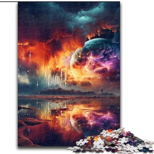 1000-teiliges Puzzle für Erwachsene, Fantasielandschaftspuzzle, anspruchsvolles Denkspiel für Teenager, Spaß für den Familienspieleabend (Größe: 26x38cm) von LGSHENG