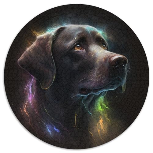 1000-teiliges Puzzle für Erwachsene, Fantasy-Labrador-Puzzle für Erwachsene, ideales Urlaubs- oder Geburtstagsgeschenk, Partyspiel-Spielzeug, 67,5 x 67,5 cm von LGSHENG