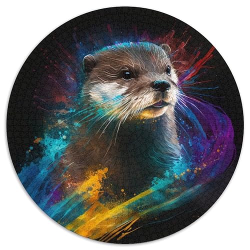 1000-teiliges Puzzle für Erwachsene, Fantasy-Otter, unmögliches Puzzle für Erwachsene, Denksportaufgabe, Spiel für Erwachsene, interaktive Familienaktivität, 67,5 x 67,5 cm 1000-teiliges Puzzle für Erwachsene, Fantasy-Otter, unmögliches Puzzle für Erwachsene, Denksportaufgabe, Spiel für Erwachsene, interaktive Familienaktivität, 67,5 x 67,5 cm von LGSHENG