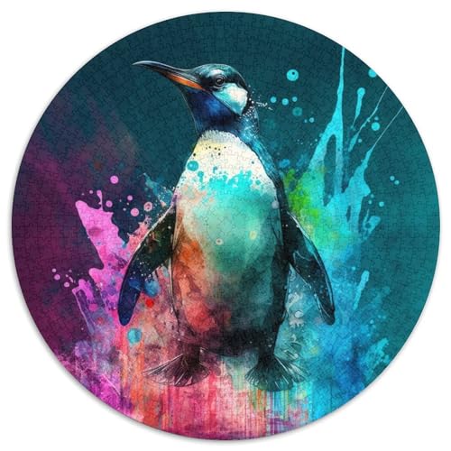 1000-teiliges Puzzle für Erwachsene, Fantasy-Pinguin-Puzzle für Erwachsene, ideales Urlaubs- oder Geburtstagsgeschenk, Partyspiel-Spielzeug, 67,5 x 67,5 cm von LGSHENG