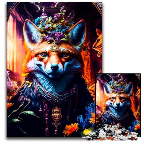 1000-teiliges Puzzle für Erwachsene, Fuchs-Puzzles für Erwachsene, Denkspiel für Teenager, 50x75cm 1000-teiliges Puzzle für Erwachsene, Fuchs-Puzzles für Erwachsene, Denkspiel für Teenager, 50x75cm von LGSHENG