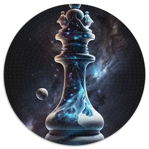 1000-teiliges Puzzle für Erwachsene, Galaxie-Schach, Unmögliches Puzzle für Erwachsene, Denksportaufgabe, Spiel für Erwachsene, interaktive Familienaktivität, 67,5 x 67,5 cm 1000-teiliges Puzzle für Erwachsene, Galaxie-Schach, Unmögliches Puzzle für Erwachsene, Denksportaufgabe, Spiel für Erwachsene, interaktive Familienaktivität, 67,5 x 67,5 cm von LGSHENG