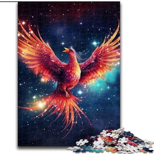 1000-teiliges Puzzle für Erwachsene, Galaxie-Vogel des Phönix-Puzzle, anspruchsvolles Denkspiel für Teenager, Spaß für den Familienspieleabend (Größe: 50x75cm) von LGSHENG