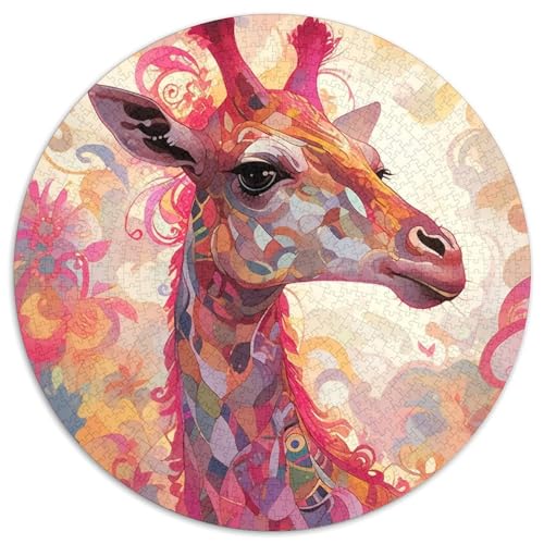 1000-teiliges Puzzle für Erwachsene, Giraffe, Unmögliches Puzzle für Erwachsene, Denksportaufgabe, Spiel für Erwachsene, interaktive Familienaktivität, 67,5 x 67,5 cm 1000-teiliges Puzzle für Erwachsene, Giraffe, Unmögliches Puzzle für Erwachsene, Denksportaufgabe, Spiel für Erwachsene, interaktive Familienaktivität, 67,5 x 67,5 cm von LGSHENG