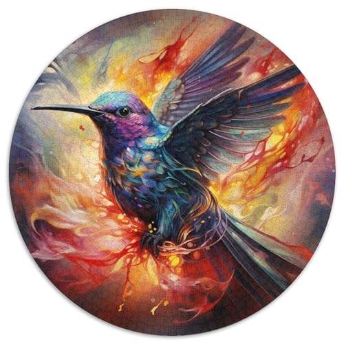 1000-teiliges Puzzle für Erwachsene, Kolibri-Kunst-Puzzle für Erwachsene, ideales Urlaubs- oder Geburtstagsgeschenk, Partyspiel-Spielzeug, 67,5 x 67,5 cm von LGSHENG