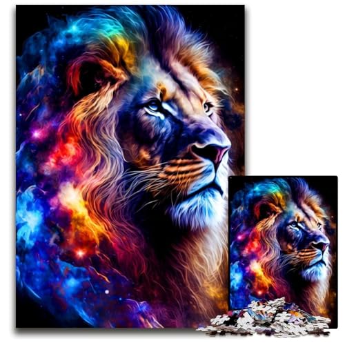 1000-teiliges Puzzle für Erwachsene, Löwen-Puzzle aus Pappe, schwieriges Denkspiel für Jugendliche, 26x38cm 1000-teiliges Puzzle für Erwachsene, Löwen-Puzzle aus Pappe, schwieriges Denkspiel für Jugendliche, 26x38cm von LGSHENG