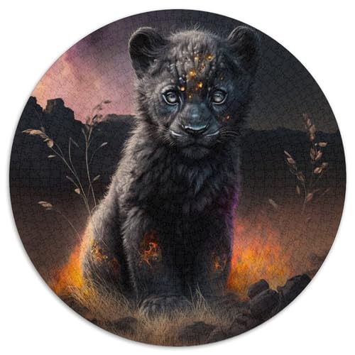 1000-teiliges Puzzle für Erwachsene, Löwe, Unmögliches Puzzle für Erwachsene, Denksportaufgabe, Spiel für Erwachsene, interaktive Familienaktivität, 67,5 x 67,5 cm 1000-teiliges Puzzle für Erwachsene, Löwe, Unmögliches Puzzle für Erwachsene, Denksportaufgabe, Spiel für Erwachsene, interaktive Familienaktivität, 67,5 x 67,5 cm von LGSHENG