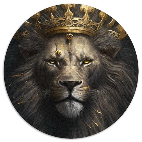 1000-teiliges Puzzle für Erwachsene, Löwe, Unmögliches Puzzle für Erwachsene, Denksportaufgabe, Spiel für Erwachsene, interaktive Familienaktivität, 67,5 x 67,5 cm 1000-teiliges Puzzle für Erwachsene, Löwe, Unmögliches Puzzle für Erwachsene, Denksportaufgabe, Spiel für Erwachsene, interaktive Familienaktivität, 67,5 x 67,5 cm von LGSHENG