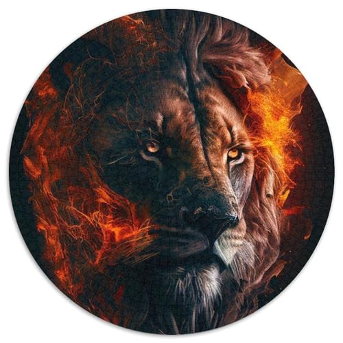 1000-teiliges Puzzle für Erwachsene, Löwen-Puzzle für Erwachsene, ideales Urlaubs- oder Geburtstagsgeschenk, Partyspiel-Spielzeug, 67,5 x 67,5 cm von LGSHENG